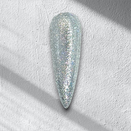 Gel polish 15ml - "Glitter Winter Silver" No.834